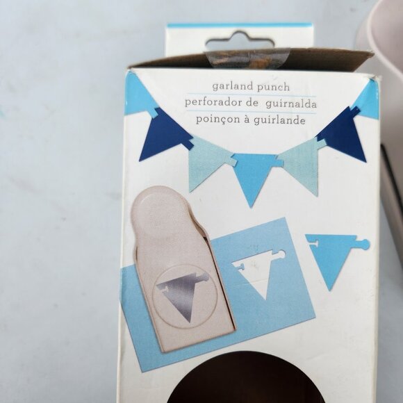 Martha Stewart pennant GARLAND Paper Punch Scrapbooking Card Making bunting - Picture 7 of 8